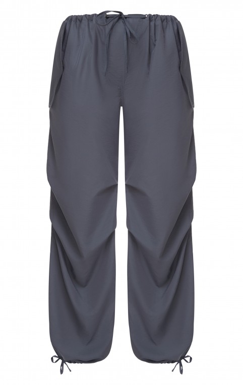 Cargo Wide Pants Grey